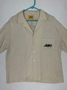 Diet Starts Monday Welcome to Paradise Button-up Shirt Small